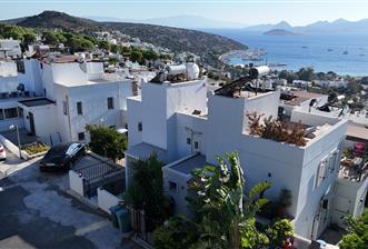 Bodrum-Bitez 3+1 deniz manzaralı satılık dubleks villa
