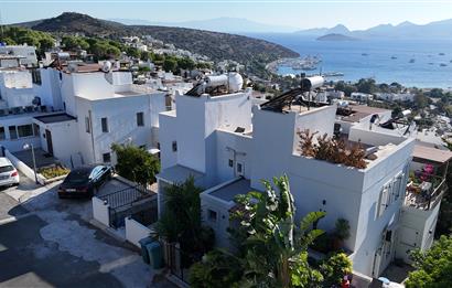 Bodrum-Bitez 3+1 deniz manzaralı satılık dubleks villa
