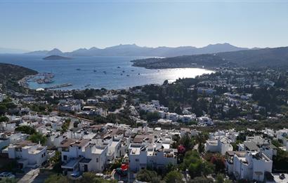 Bodrum-Bitez 3+1 deniz manzaralı satılık dubleks villa