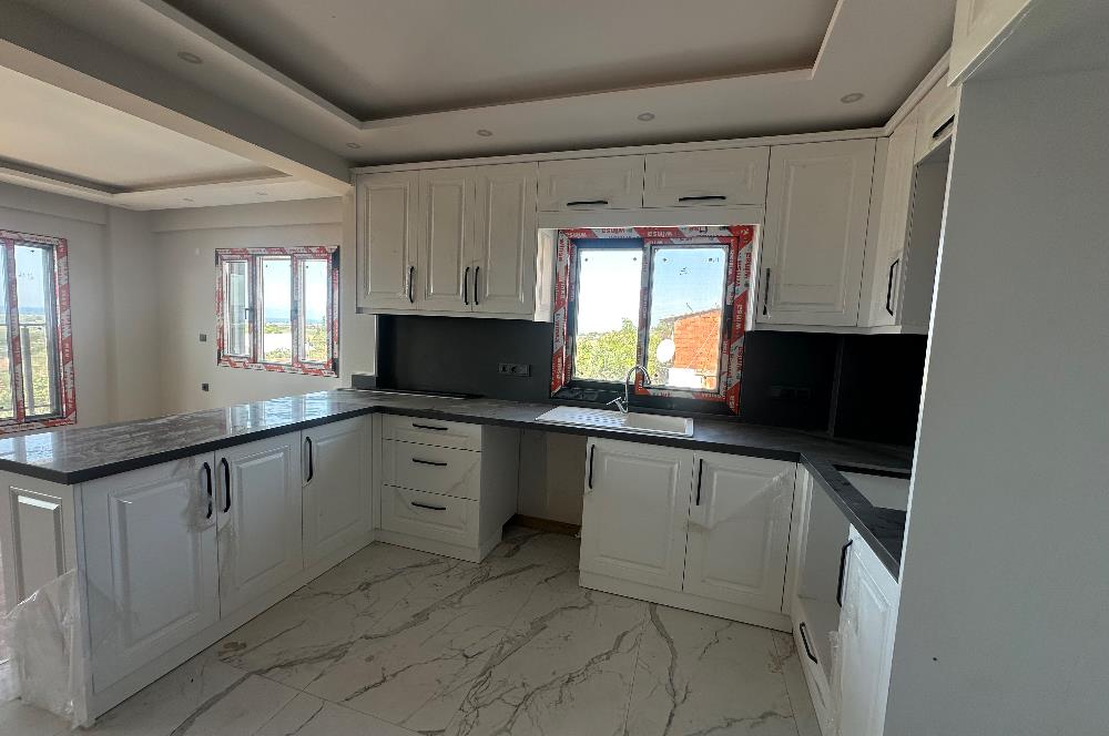 Dikili İslamlarda Deniz Manzaralı villa