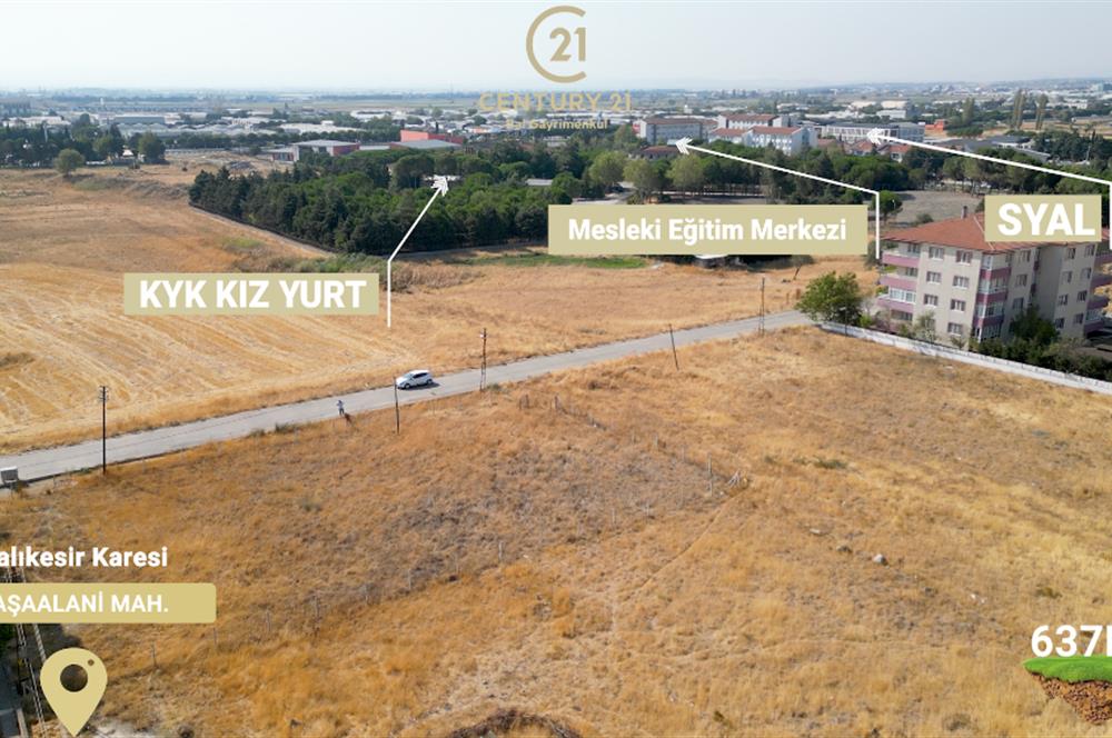 CENTURY21 BAL DANIŞMANLIK'DAN  PAŞAALANI  MAHALLESİ SATILIK ARSA 