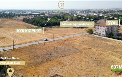 CENTURY21 BAL DANIŞMANLIK'DAN  PAŞAALANI  MAHALLESİ SATILIK ARSA 