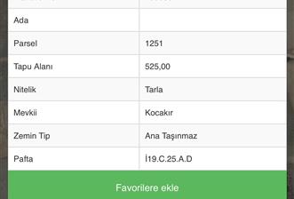 C21 BAL'DAN NERGİZ MAH. 525 m2 SATILIK TARLA