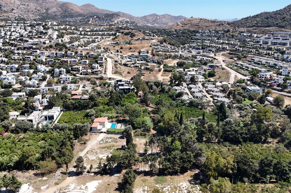 Gümüşlükte Denize 220m Mesafede Denize 2.Parsel Yüksek Prim Potansiyelli 4.746 m2 İmarlı Arsa