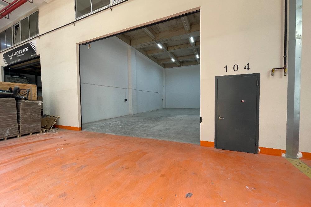 TUZLA İSTİM’de 170m2 Otomatik KEPENKLİ 7 METRE TAVAN YÜKSEKLİĞİ