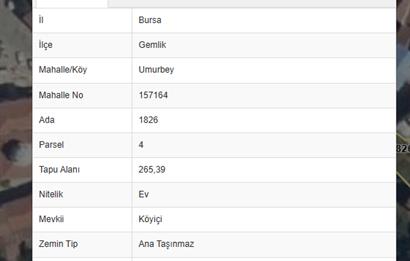 C21 Cius; Umurbeyde Ve Adliye Sınırı 12,542 M2 