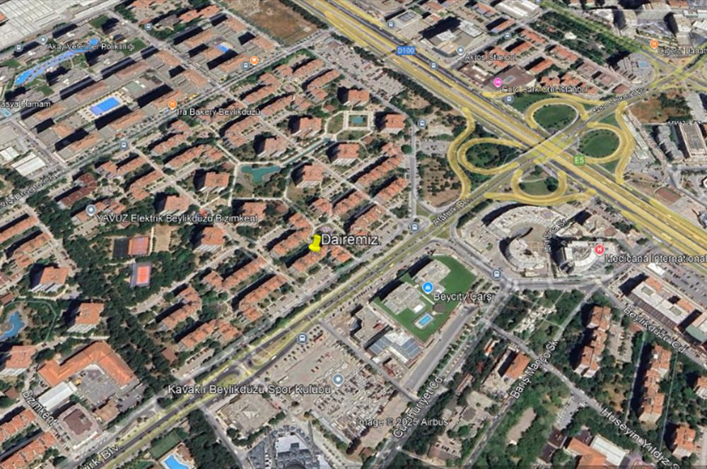 Beylikdüzü Bizimkent B2 De 3+1 kiralık daire..