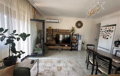 Dikili nin Kalbinde Geniş Teraslı Satılık Çarı dublex