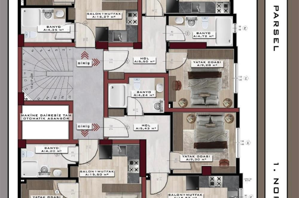 C21 BAL'dan PLEVNE ÖĞRETMEN EVİ CADDE ÜZERİ 1+1 DAİRELER