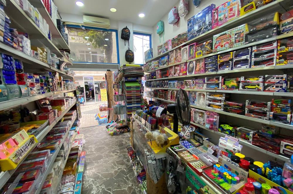 KELEPİR! MALTEPE ÇARŞIDA 45 YILLIK DEVREN 2 KATLI KIRTASİYE!
