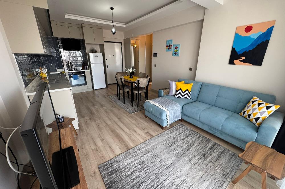 HASTANE YAKINI EŞYALI LÜX 1+1 KİRALIK DAİRE