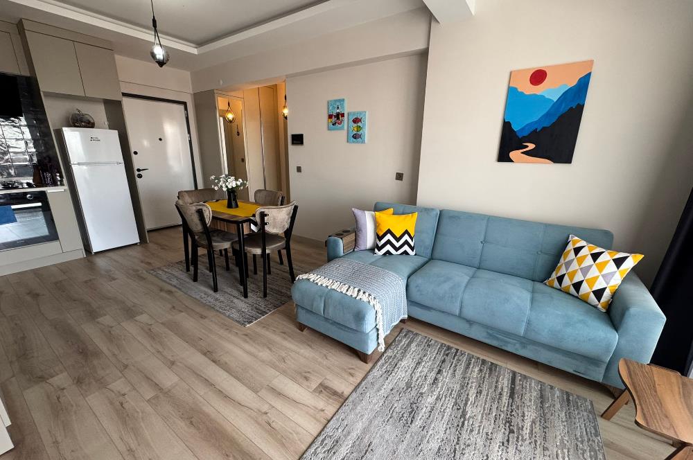 HASTANE YAKINI EŞYALI LÜX 1+1 KİRALIK DAİRE