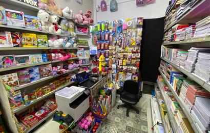 KELEPİR! MALTEPE ÇARŞIDA 45 YILLIK DEVREN 2 KATLI KIRTASİYE!