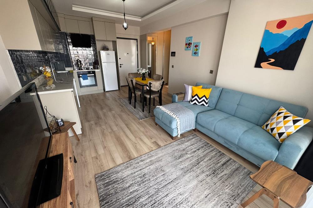 HASTANE YAKINI EŞYALI LÜX 1+1 KİRALIK DAİRE