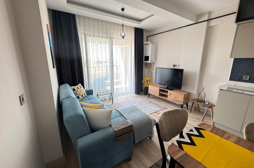 HASTANE YAKINI EŞYALI LÜX 1+1 KİRALIK DAİRE