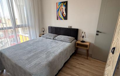 HASTANE YAKINI EŞYALI LÜX 1+1 KİRALIK DAİRE