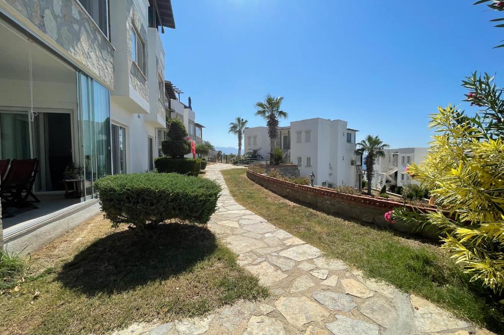 Turgutreis Yalı 2+1 Satılık Havuzlu Site İçerisinde Bahçekatı Daire 