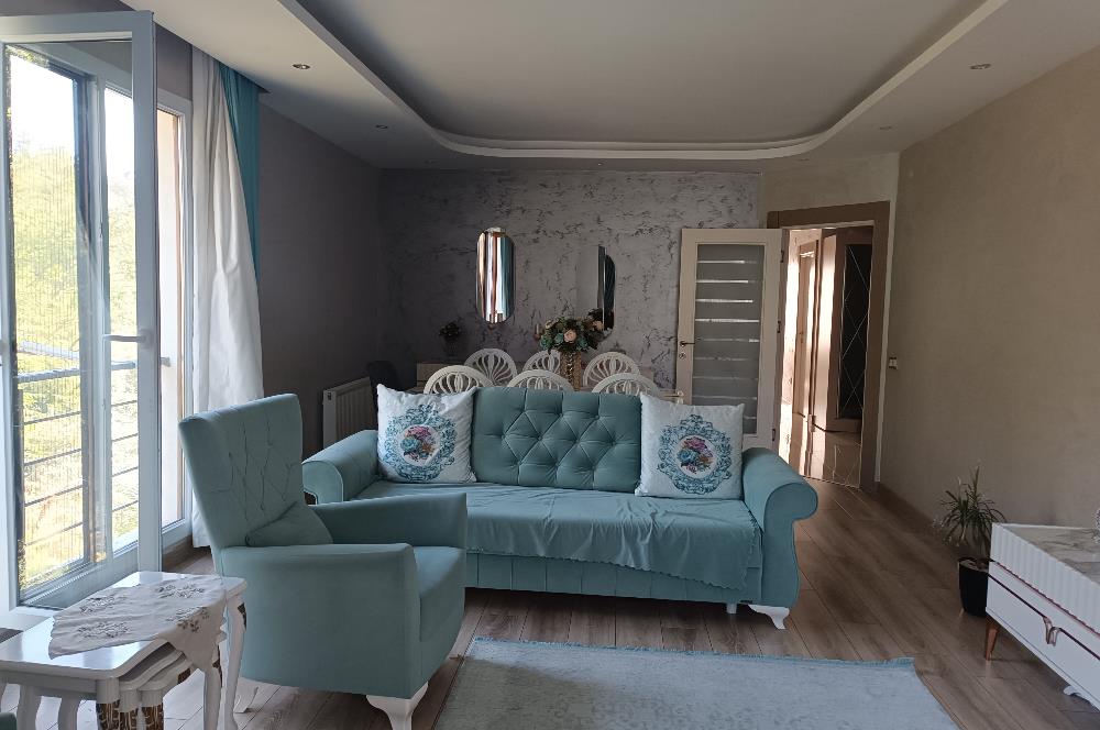 Sahile yürüme mesafesinde Mercan konaklarında 140m2 kiralık 3+1