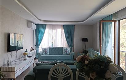 Sahile yürüme mesafesinde Mercan konaklarında 140m2 kiralık 3+1