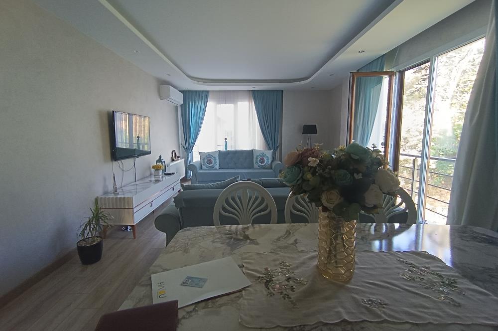 Sahile yürüme mesafesinde Mercan konaklarında 140m2 kiralık 3+1