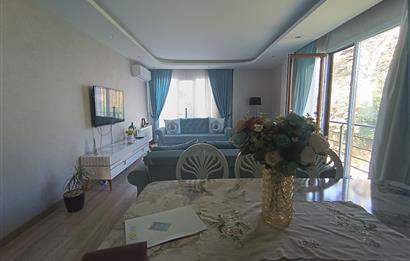 Sahile yürüme mesafesinde Mercan konaklarında 140m2 kiralık 3+1