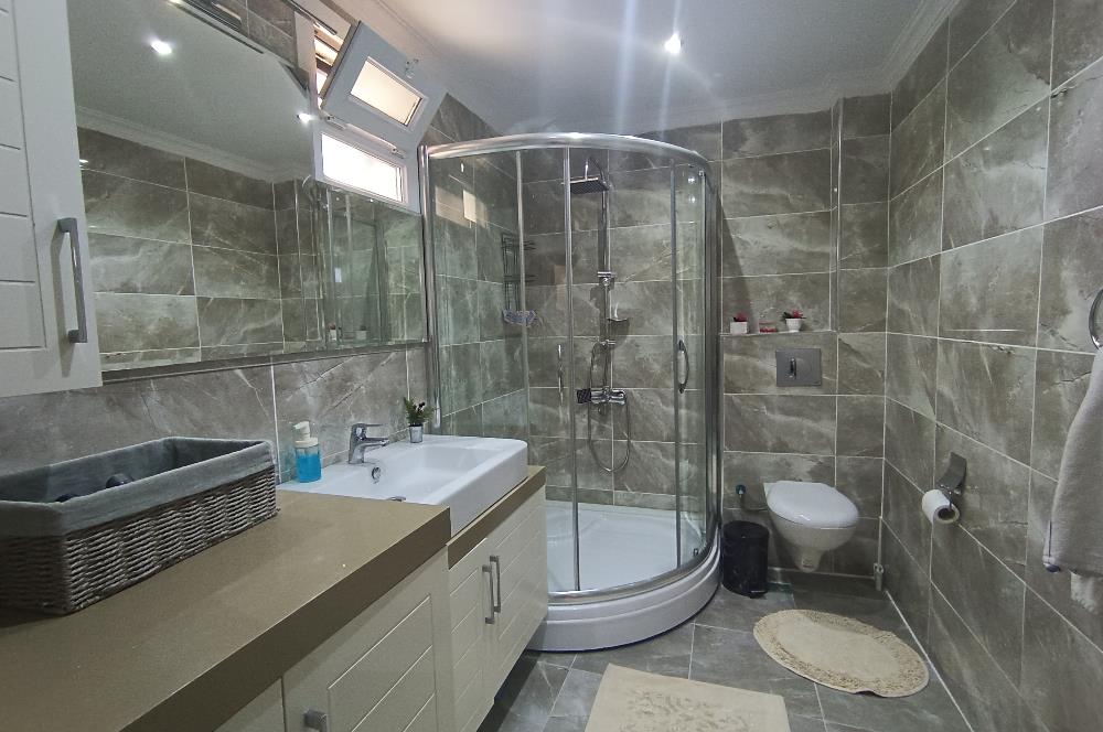 Sahile yürüme mesafesinde Mercan konaklarında 140m2 kiralık 3+1