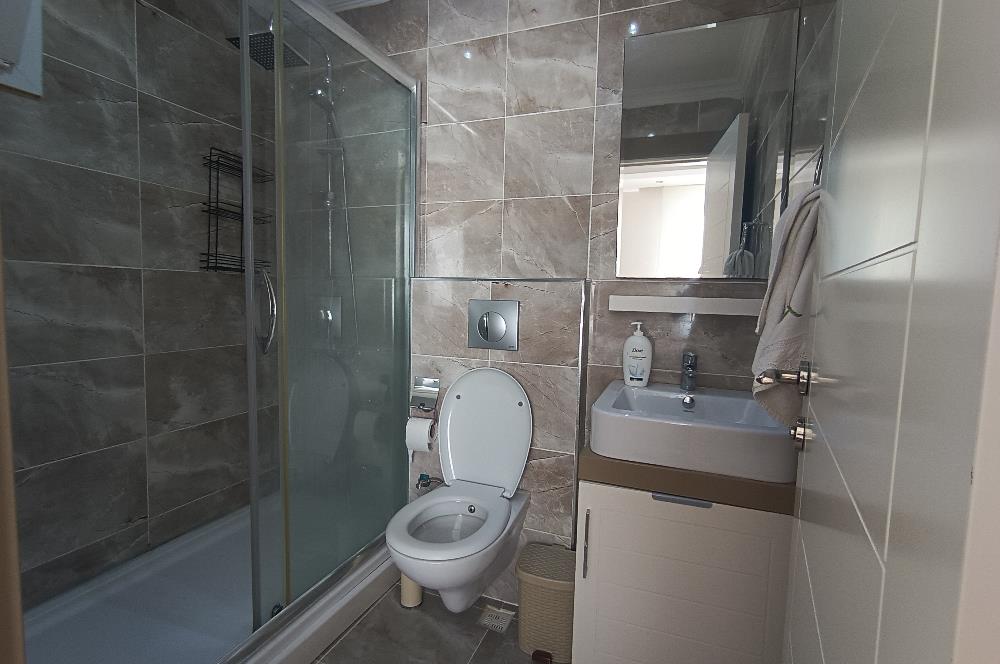 Sahile yürüme mesafesinde Mercan konaklarında 140m2 kiralık 3+1