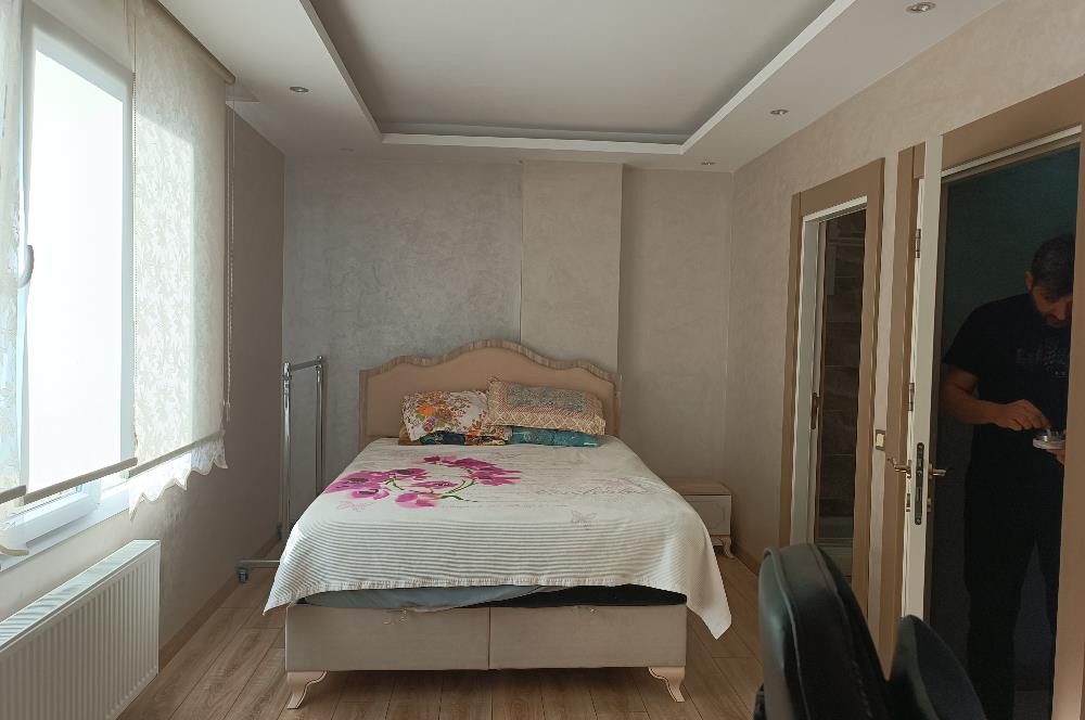 Sahile yürüme mesafesinde Mercan konaklarında 140m2 kiralık 3+1