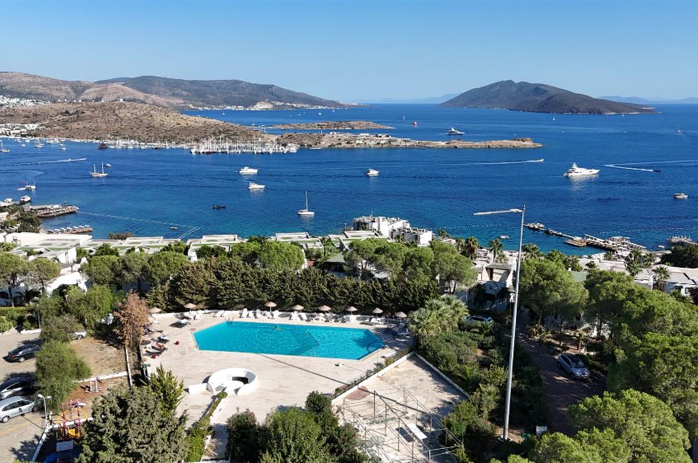 Bodrum-Bitez 3+1 deniz manzaralı satılık dubleks villa