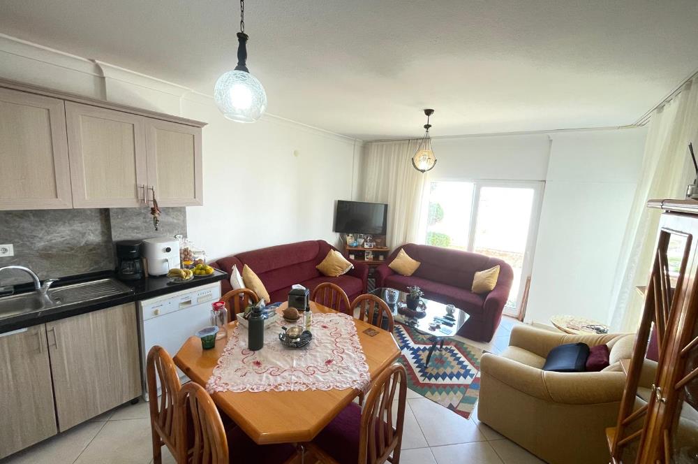 Turgutreis Yalı 2+1 Satılık Havuzlu Site İçerisinde Bahçekatı Daire 