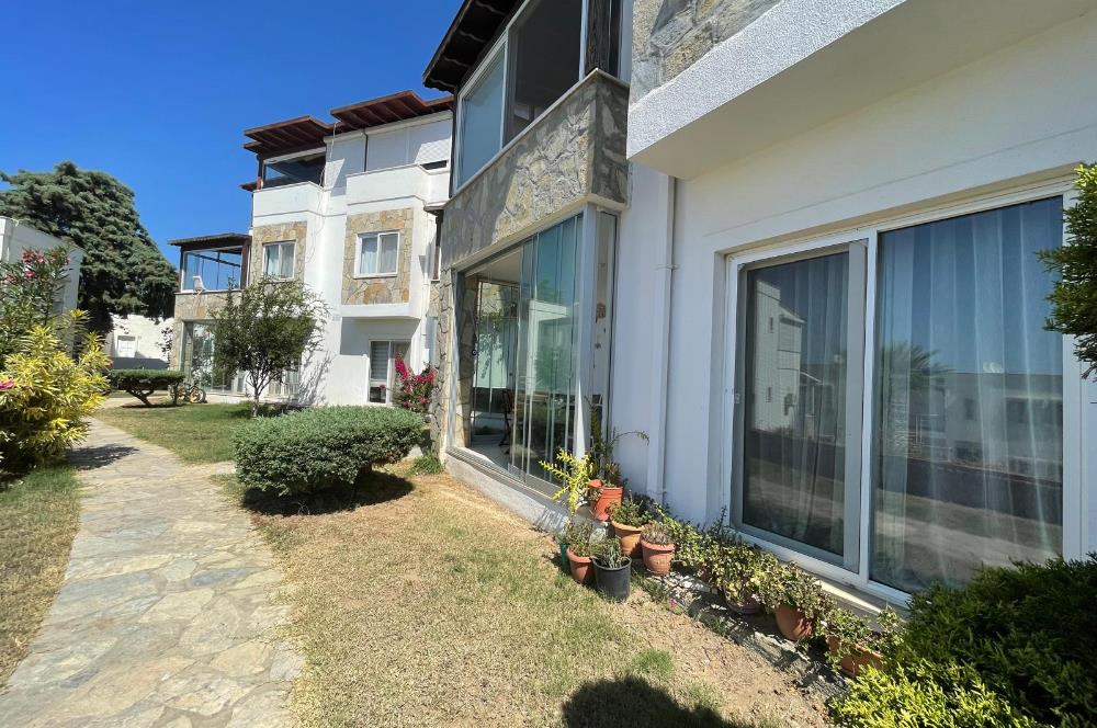 Turgutreis Yalı 2+1 Satılık Havuzlu Site İçerisinde Bahçekatı Daire 