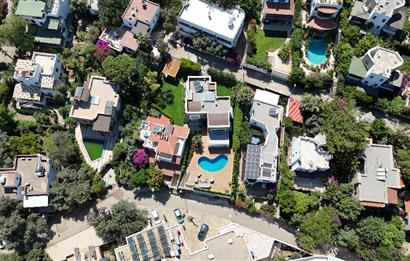 Bodrum Torba Denize 70 metre 6+2 Eşyalı Müstakil Villa