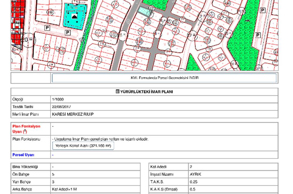 C21 LOCA'DAN KUVA-İ MİLLİYE MAHALLESİ'NDE KÖŞE KONUM 321m² ARSA