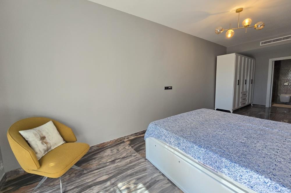 Ortakentte Satılık Deniz Manzaralı Özel Havuzlu Tam Müstakil 4+1 Villa