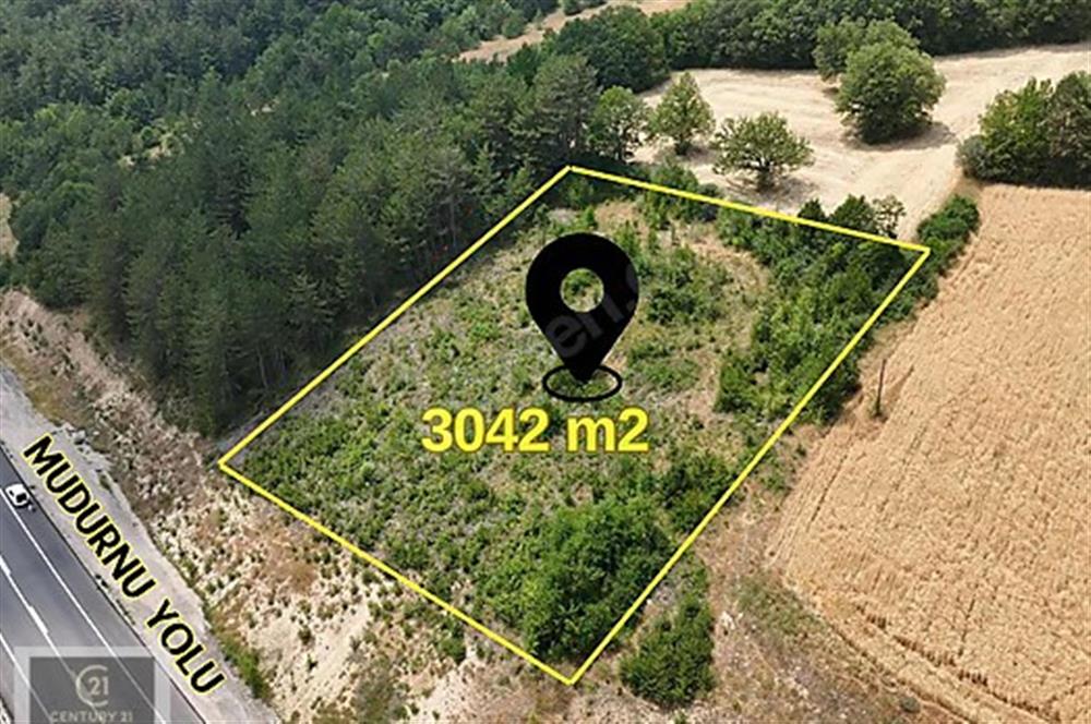 -C21-TERAS-MUDURNU YOLUNDA CEPHE 3042 m2 SATILIK TARLA
