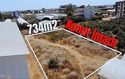 KEPEZ ALTIAYAK 734m2 İMARLI 10 ADET 2+1 DAİRELİK SATILIK ARSA