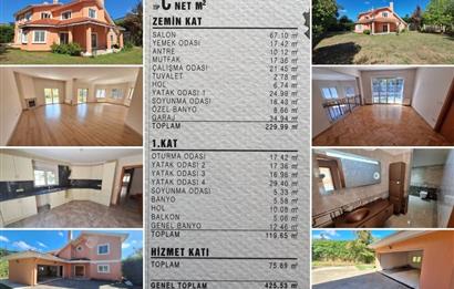 ZEKERİYAKÖY'DE DOĞANIN İÇİNDE ULTRA GENİŞ KİRALIK MÜSTAKİL EV - KONAK