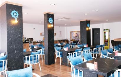 SEKTÖRDE NADİR, DENİZE SIFIR, İŞLETMEYE HAZIR RESTORAN !!!