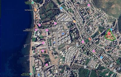 Bodrum Peksimet'de Satılık Deniz Manzaralı İmarlı Arsa