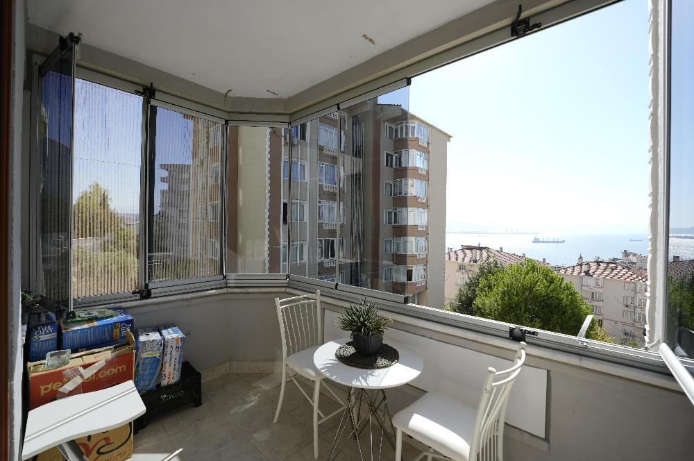 C21 Cius; Akkanlar Sitesi'nde Deniz Manzaralı 3+1 Ara Kat Daire