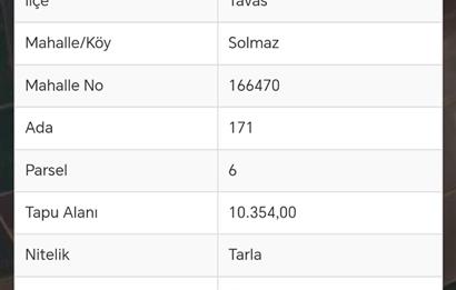 Solmaz Mahallesinde İçerisinde Sondaj Kuyusu Olan Satılık Tarla 