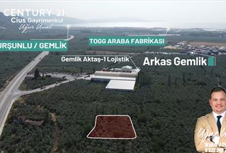 C21 Cius;Engürücükte Dev Yatırımlık 3632m2 Arazi TOGG'a Komşu