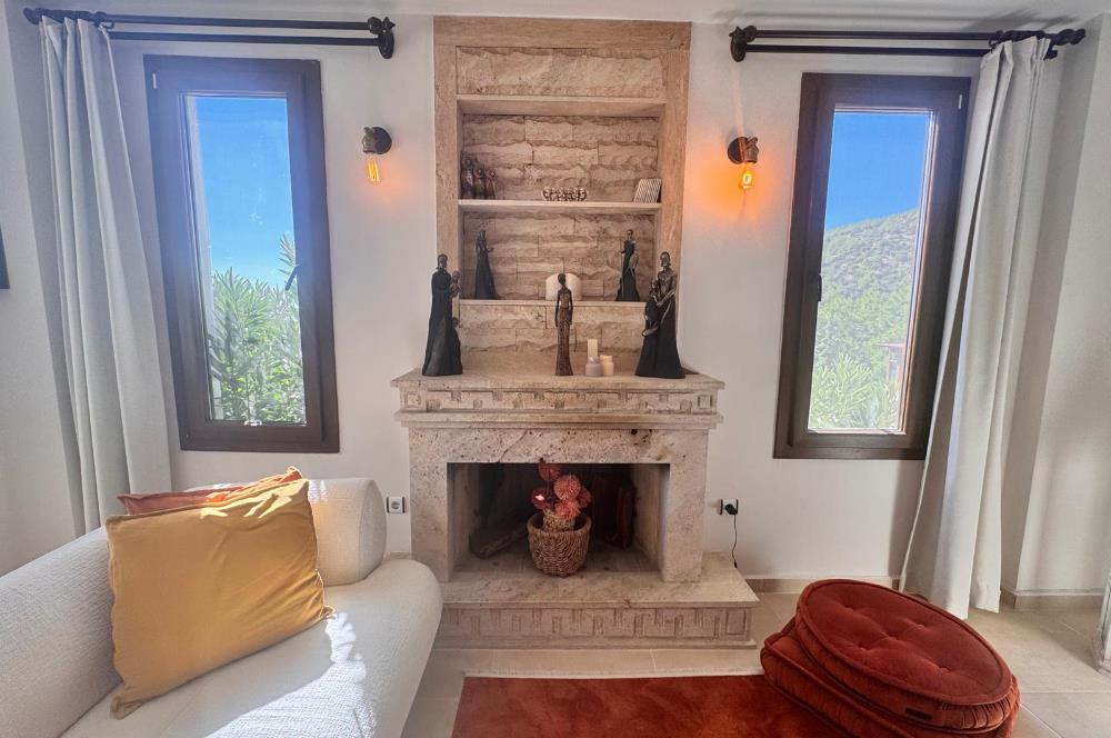 Bodrum Merkezde Deniz Manzaralı Bahçe Katı 3+1 Daire