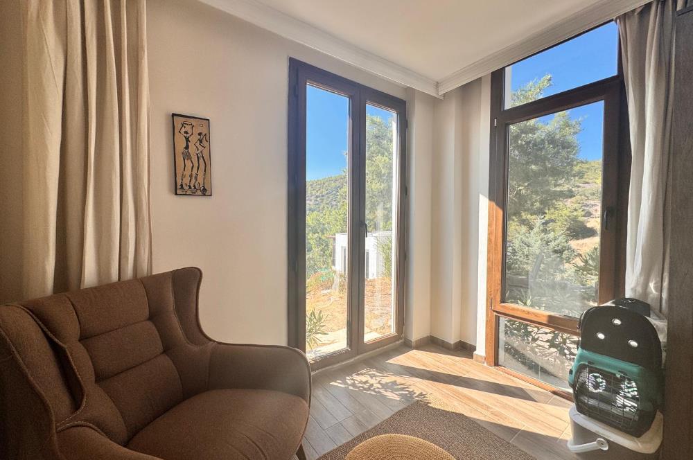 Bodrum Merkezde Deniz Manzaralı Bahçe Katı 3+1 Daire