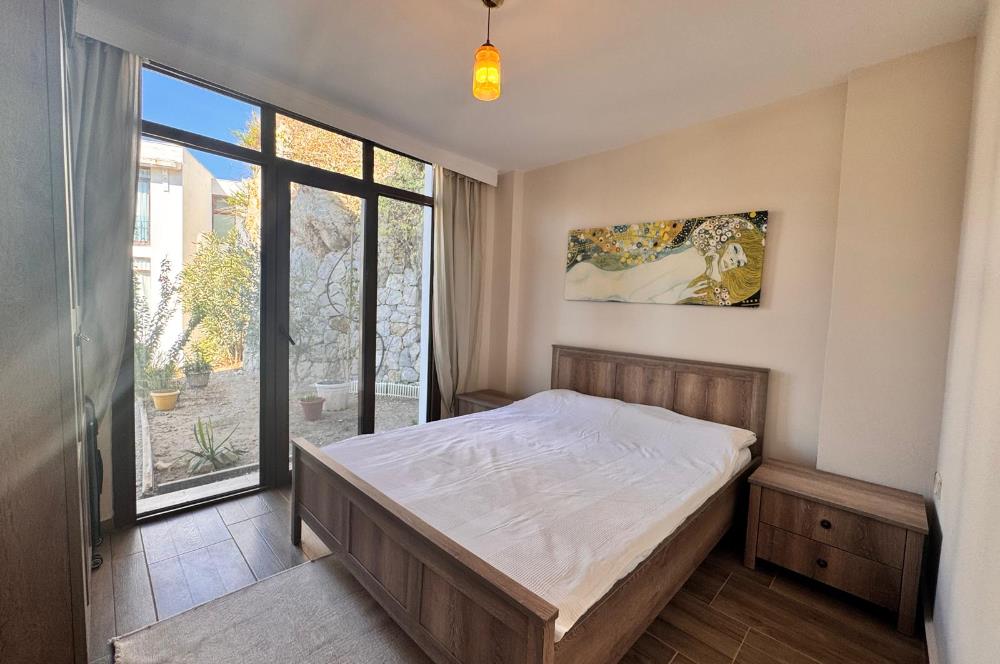 Bodrum Merkezde Deniz Manzaralı Bahçe Katı 3+1 Daire