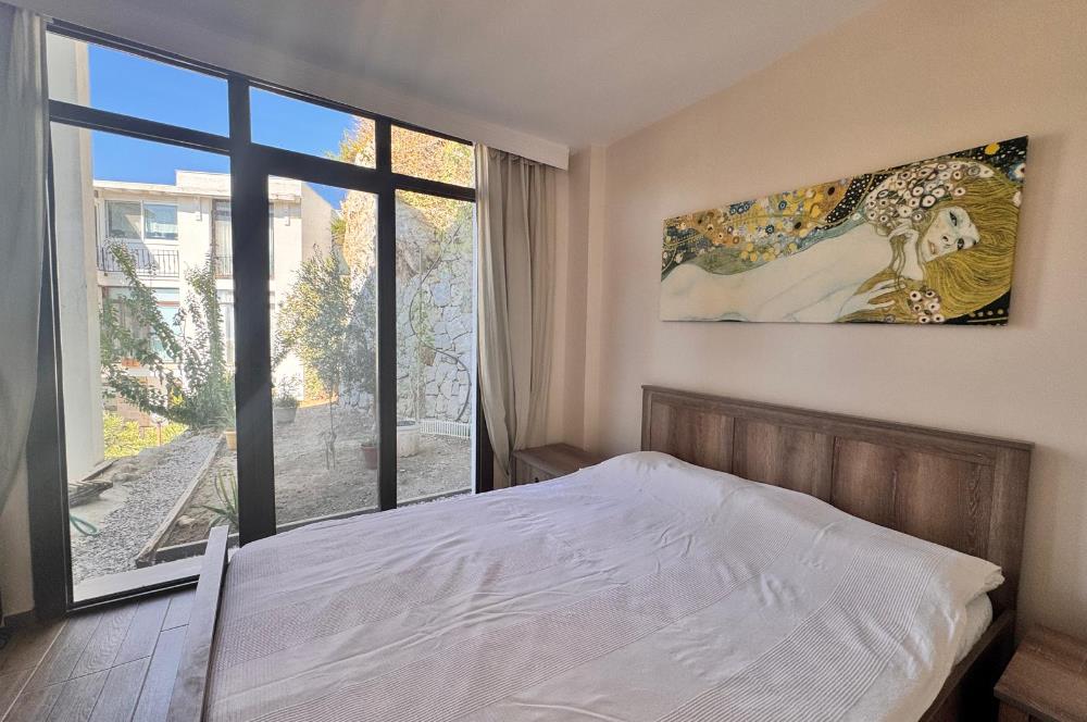 Bodrum Merkezde Deniz Manzaralı Bahçe Katı 3+1 Daire