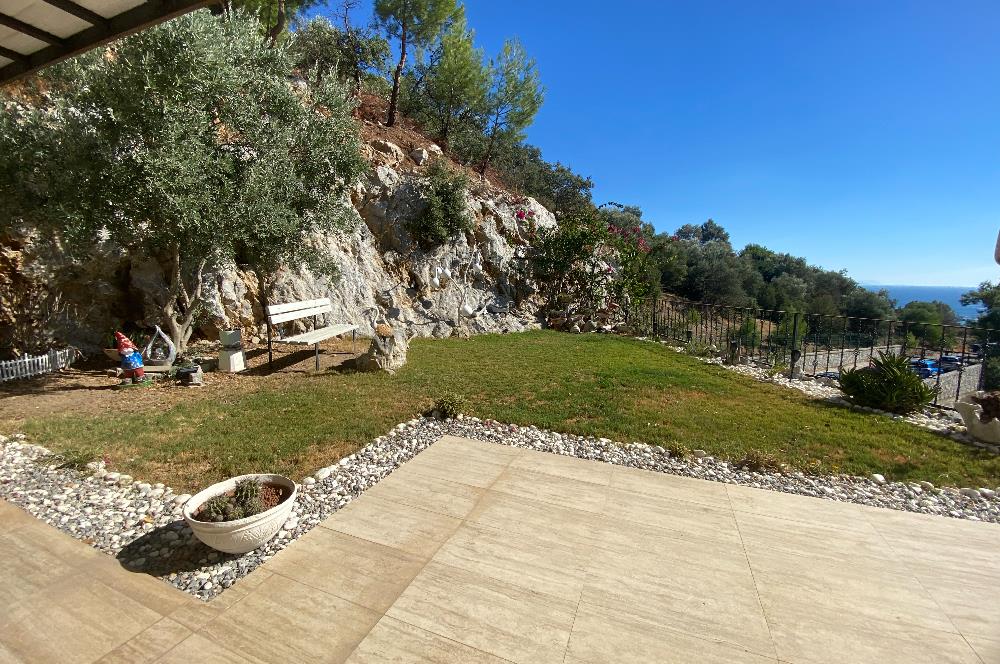 Bodrum Merkezde Deniz Manzaralı Bahçe Katı 3+1 Daire