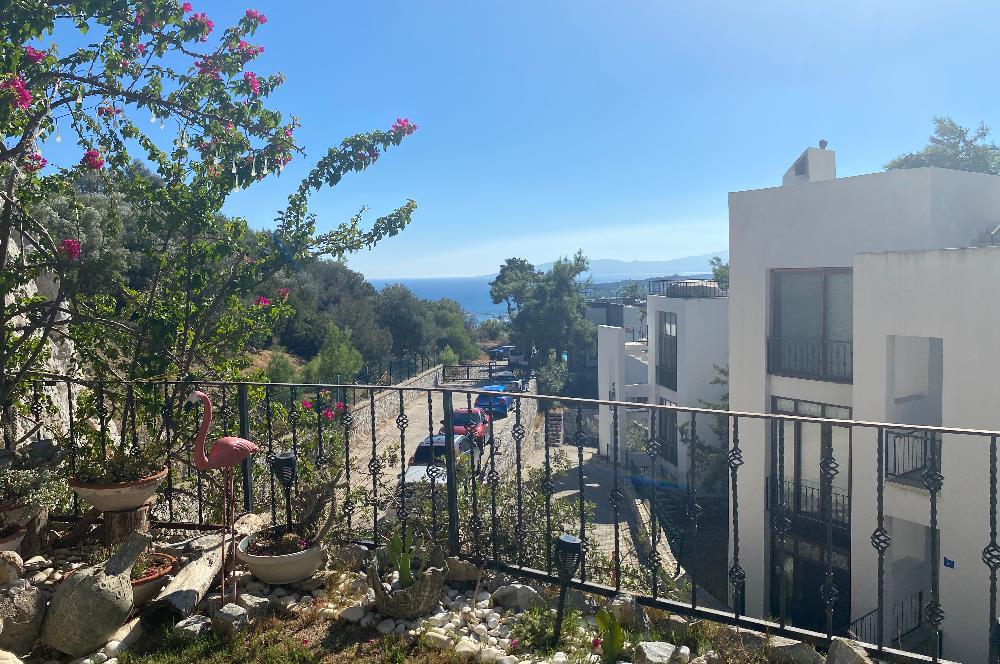 Bodrum Merkezde Deniz Manzaralı Bahçe Katı 3+1 Daire