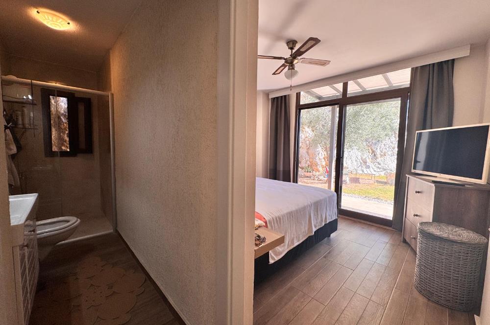 Bodrum Merkezde Deniz Manzaralı Bahçe Katı 3+1 Daire