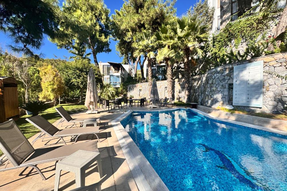 Bodrum Merkezde Deniz Manzaralı Bahçe Katı 3+1 Daire